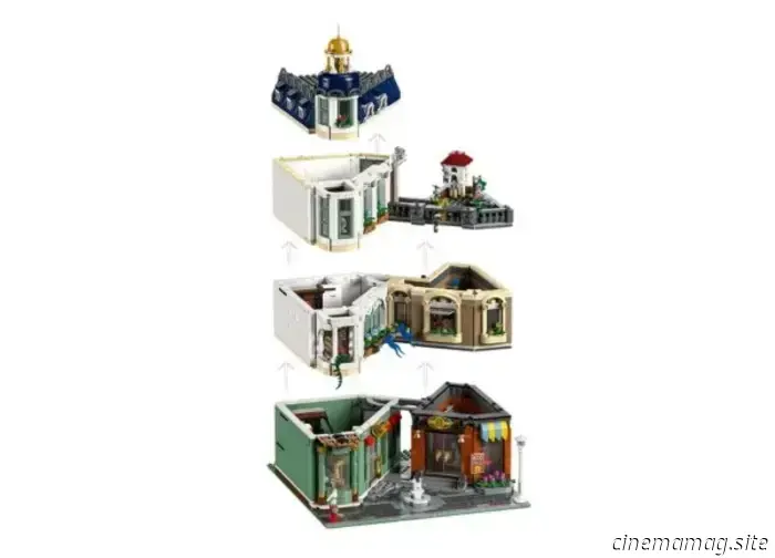 LEGO amplía su colección de edificios modulares con el set "Shopping Street".