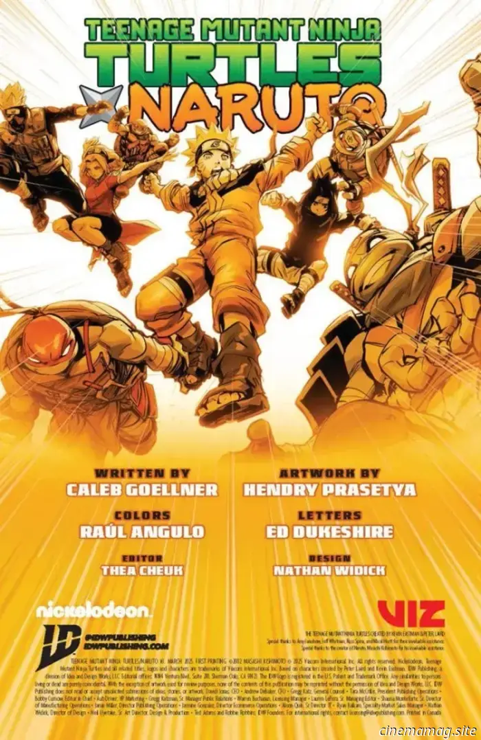 Teenage Mutant Ninja Turtles x Naruto #3 - Comic Book Sneak Peek