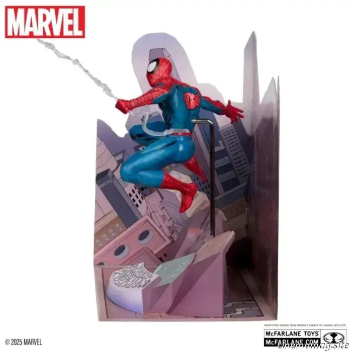 McFarlane Toys has revealed new Marvel collectibles featuring Spider-Man, Black Panther, The Thing, and Beast.
