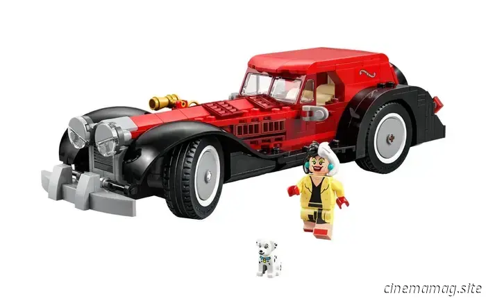 LEGO has revealed Cruella De Vil's car from Disney in anticipation of its release in September.