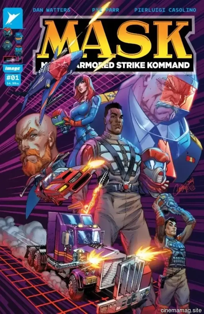 The Energon Universe grows with a preview of M.A.S.K. #1.