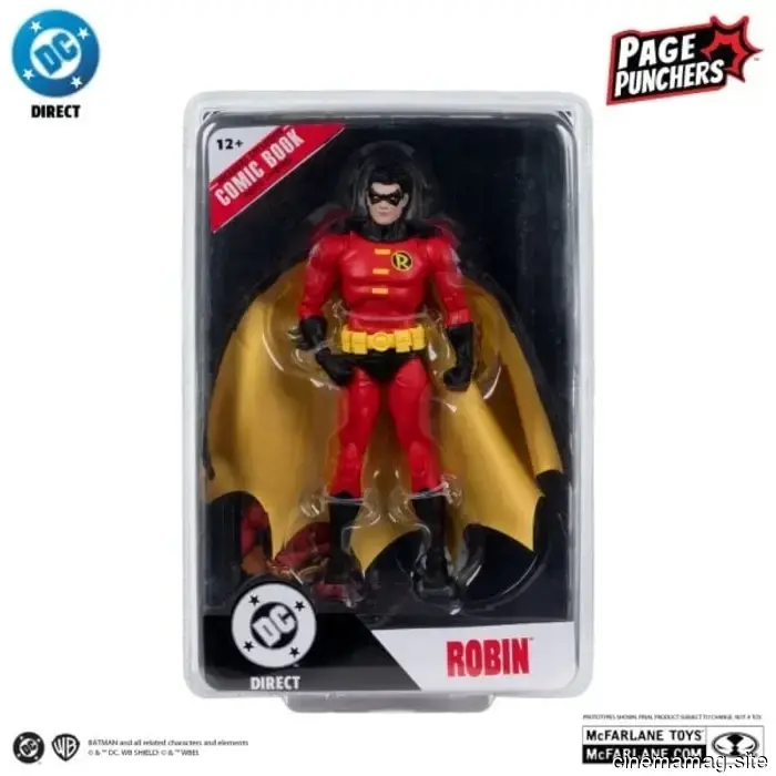 McFarlane Toys unveils new DC Page Punchers featuring Robin, Martian Manhunter, Bloodwynd, and Miss Martian.