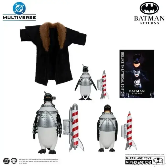 Le action figure di Batman Returns della linea DC Multiverse svelate da McFarlane Toys