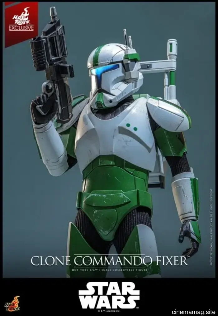 Star Wars: La figura de sexta escala del Clone Commando Fixer de Republic Commando revelada por Hot Toys