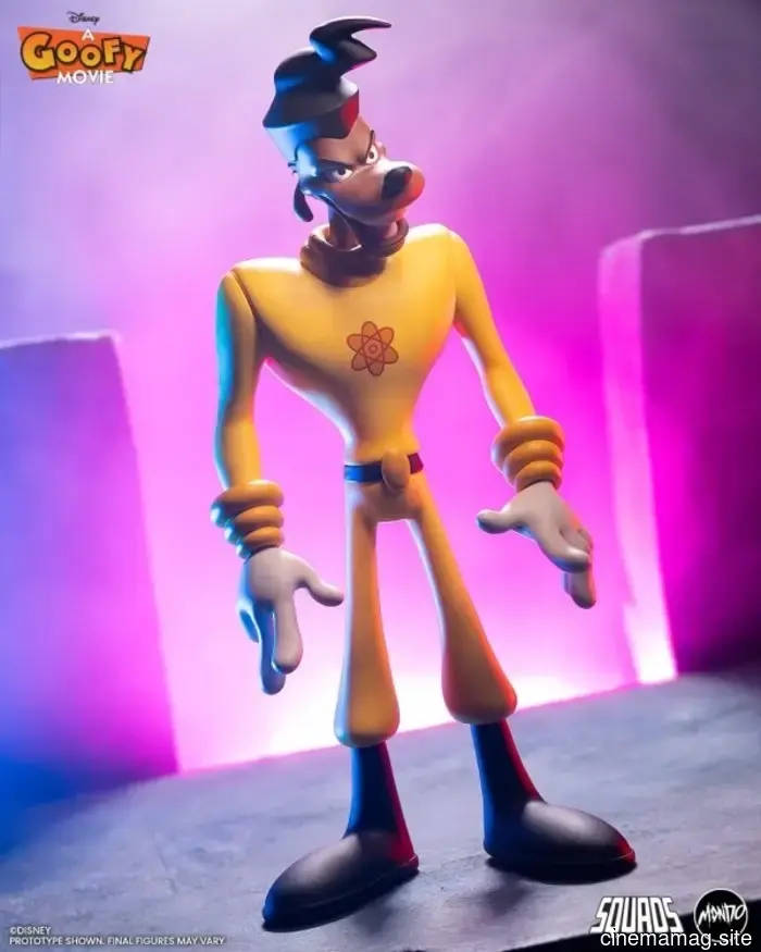 Mondo svela il set di figure Powerline, Max e Goofy di A Goofy Movie
