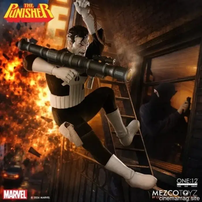 El Castigador se une al One:12 Collective con una nueva figura de acción de Mezco Toyz.