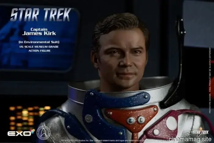 Figura de sexta escala del Capitán James T. Kirk de Star Trek en traje ambiental presentada por EXO-6
