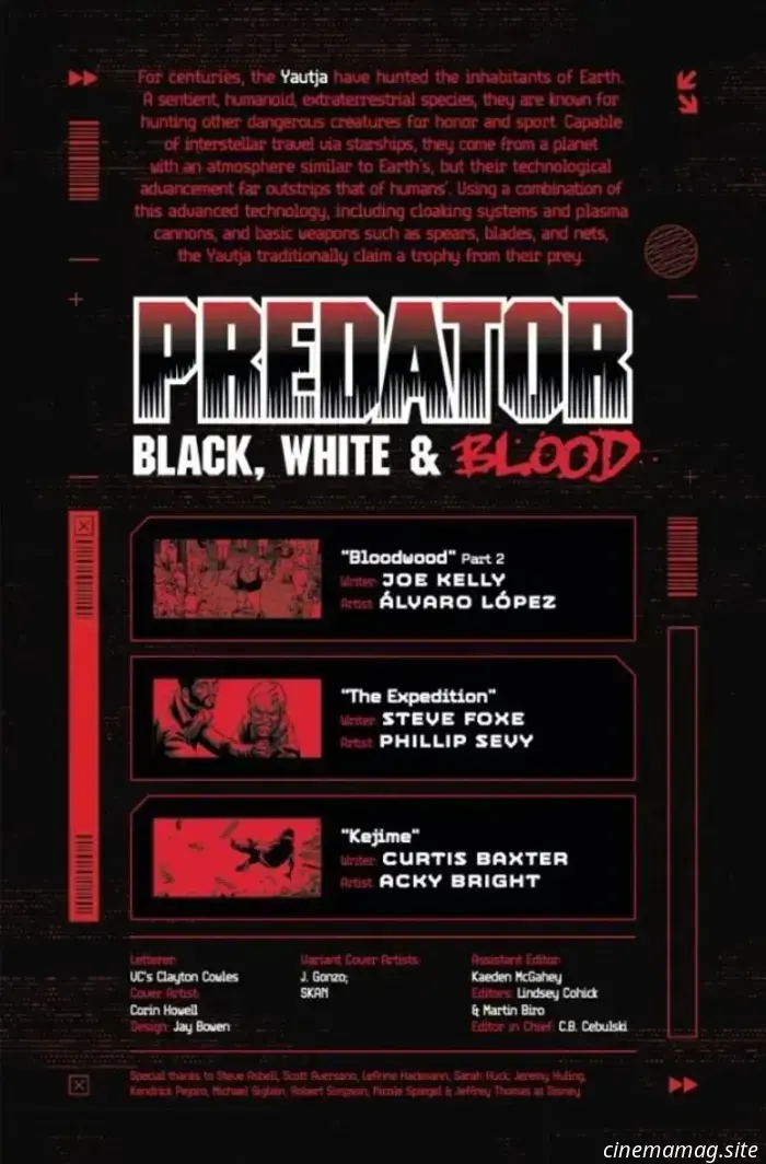 Predator: Nero, Bianco e Sangue n. 2 - Anteprima del fumetto