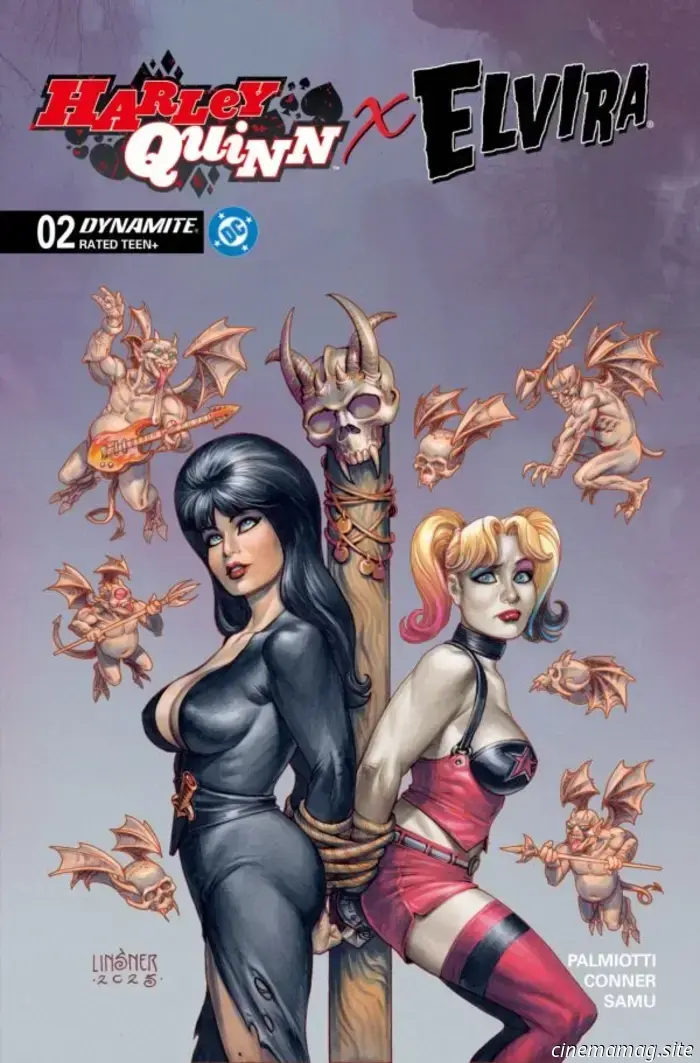 Echa un vistazo a Harley Quinn X Elvira #2 con una vista previa exclusiva