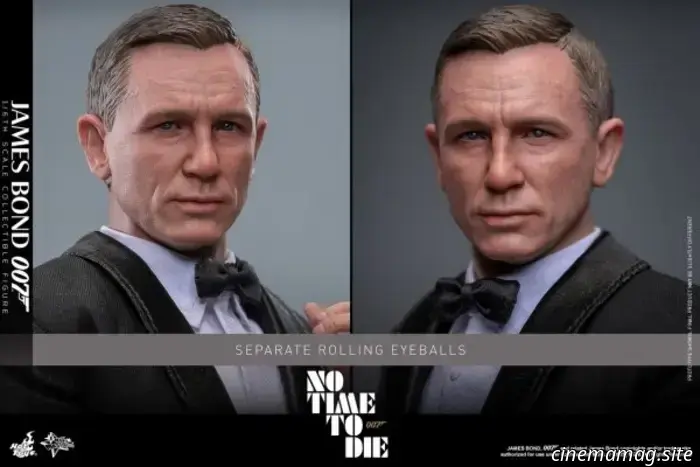 James Bond is now available in a sixth scale figure by Hot Toys, featuring the character from No Time To Die.
