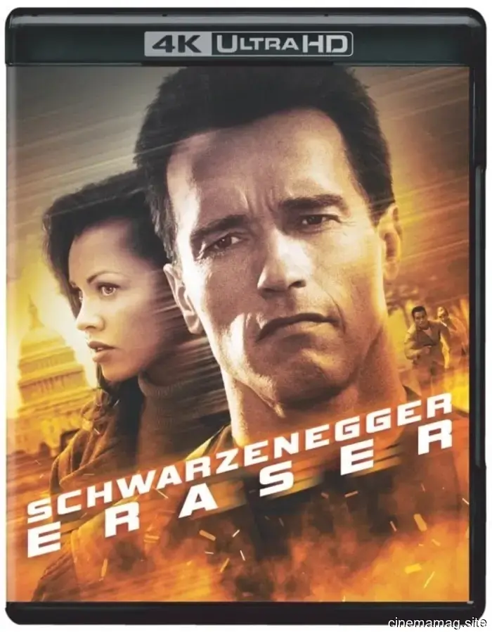 The 30th anniversary of Arnold Schwarzenegger's Eraser is celebrated with a 4K Ultra HD release.