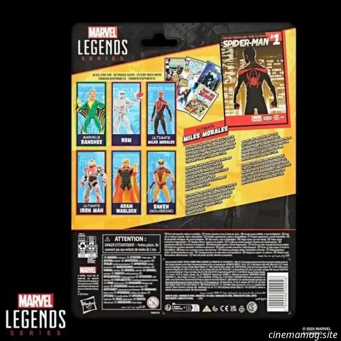 Hasbro has unveiled new additions to its Marvel Legends Series inspired by comics, featuring Rom, Daken, Adam Warlock, and others.