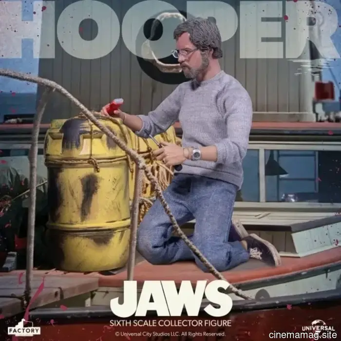 Quint e Hooper, figure in scala sei di Jaws svelate da Factory Entertainment
