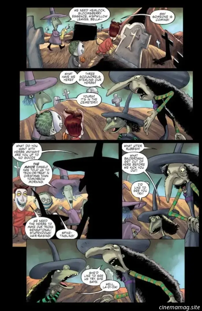 Превью комикса — «Кошмар перед Рождеством» Тима Бёртона: «Дрожь Рождественского города» №1