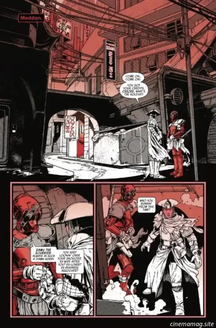 Avance del cómic – Star Wars: Boba Fett – Negro, Blanco y Rojo #2