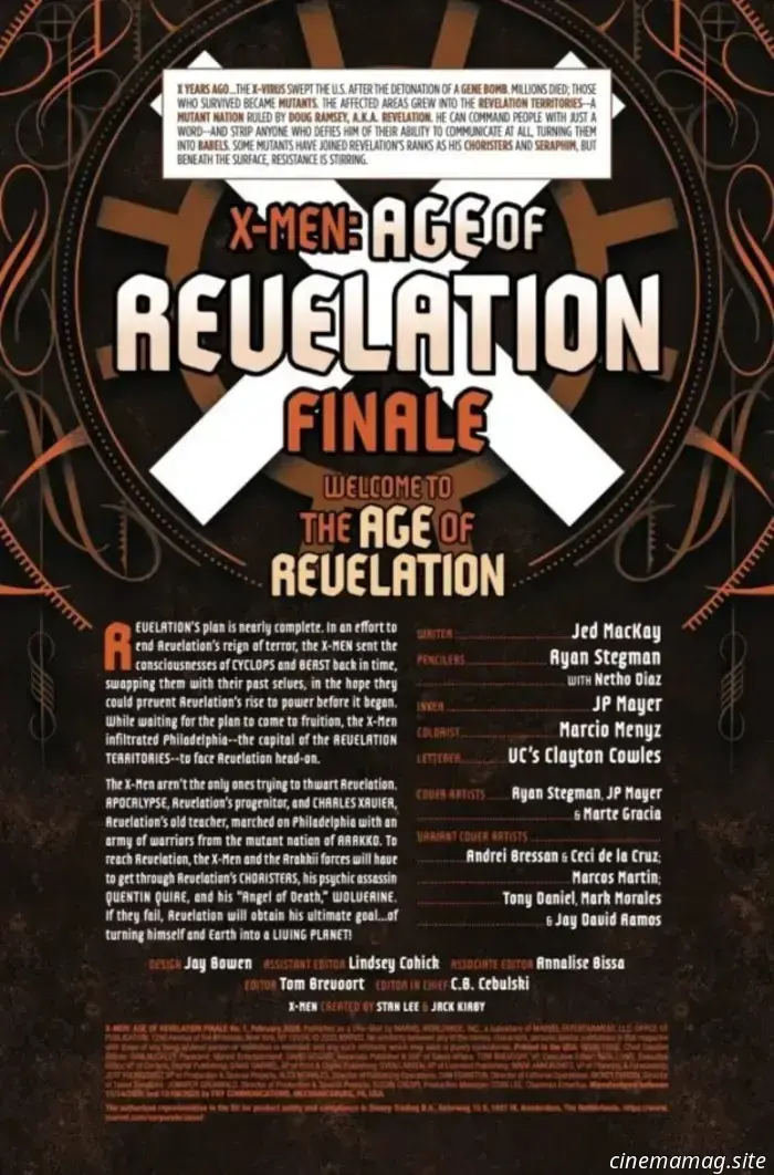 Avance del cómic – X-Men: La era de la revelación — Final n.º 1