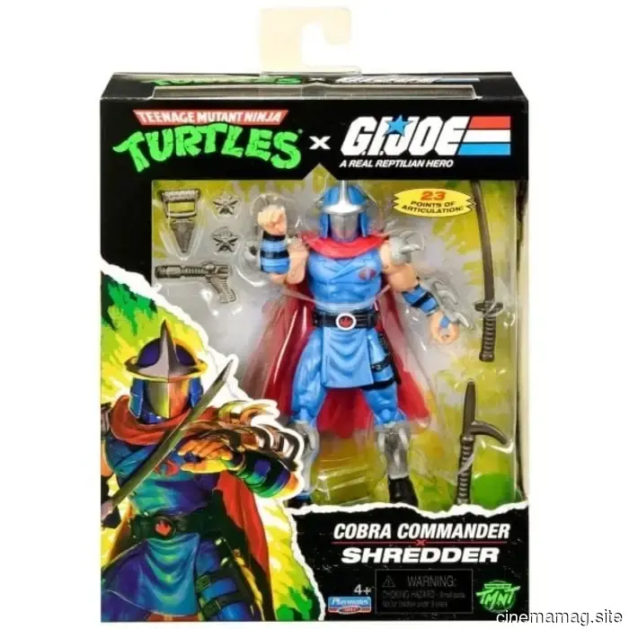 Pre-orders for the Teenage Mutant Ninja Turtles x G.I. Joe crossover action figures have been launched.