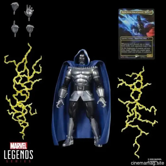 Marvel Super Heroes collide with Magic: The Gathering in a new lineup of mash-up figures from the Marvel Legends Series.