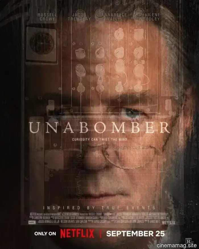 Рассел Кроу, Джейкоб Тремблей и Шейлин Вудли主演 в трейлере драмы Netflix «Унабомбер»
