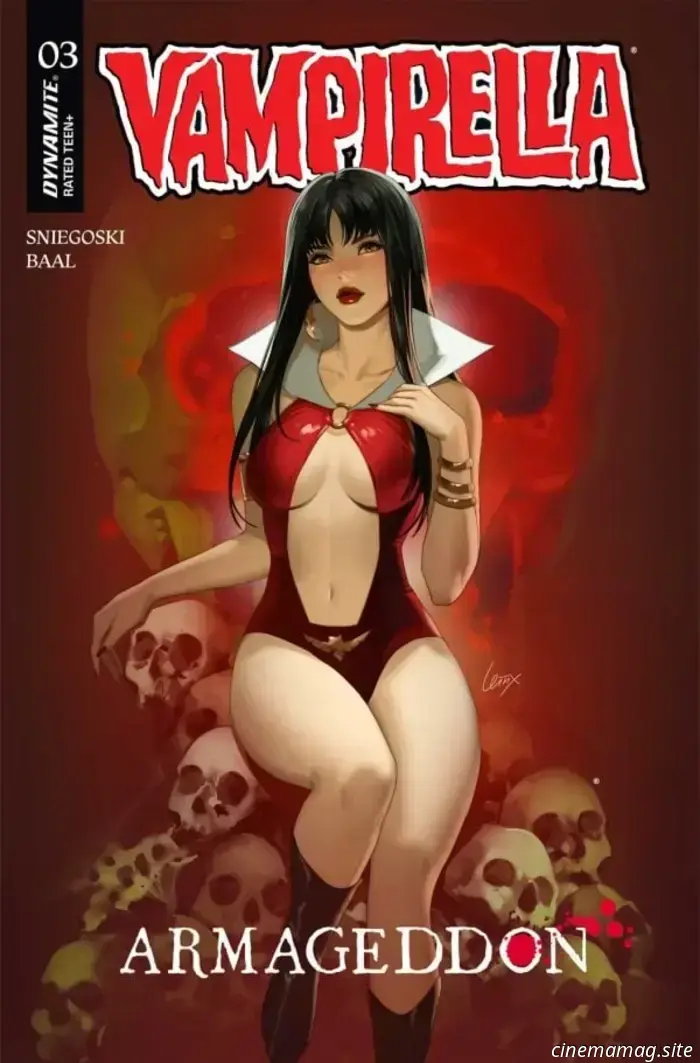 Vampi va al infierno en Vampirella: Armageddon #3: primer vistazo