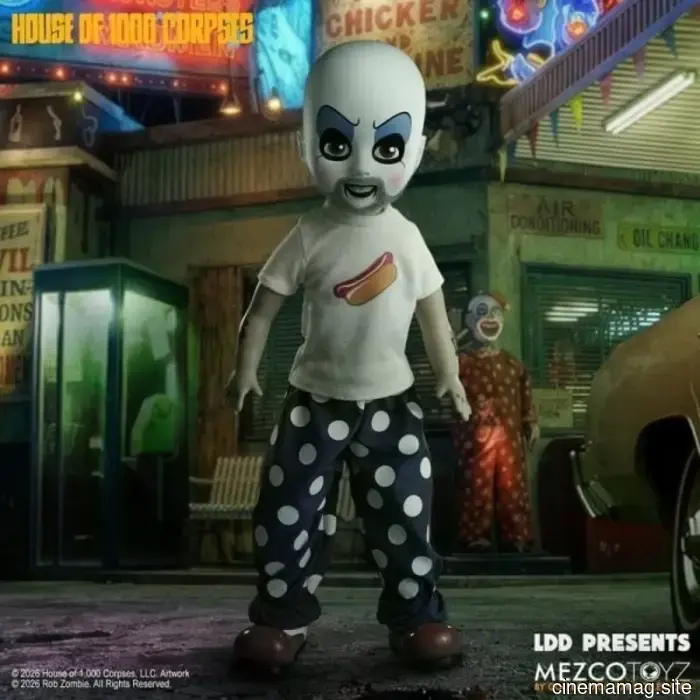 El Capitán Spaulding de 'La Casa de los 1000 Cadáveres' se une a la línea de Muñecas Vivas de Mezco.